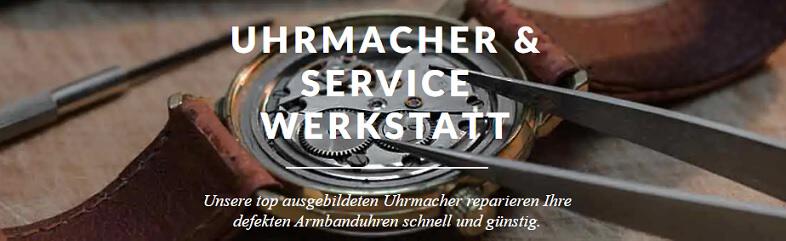 Banner für Timeshop24 Uhrmacher- und Service-Werkstatt.