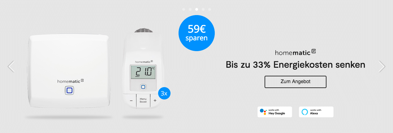 Senke deine Heizkosten um bis zu 33 % mit Smart-Home-Produkten von Tink