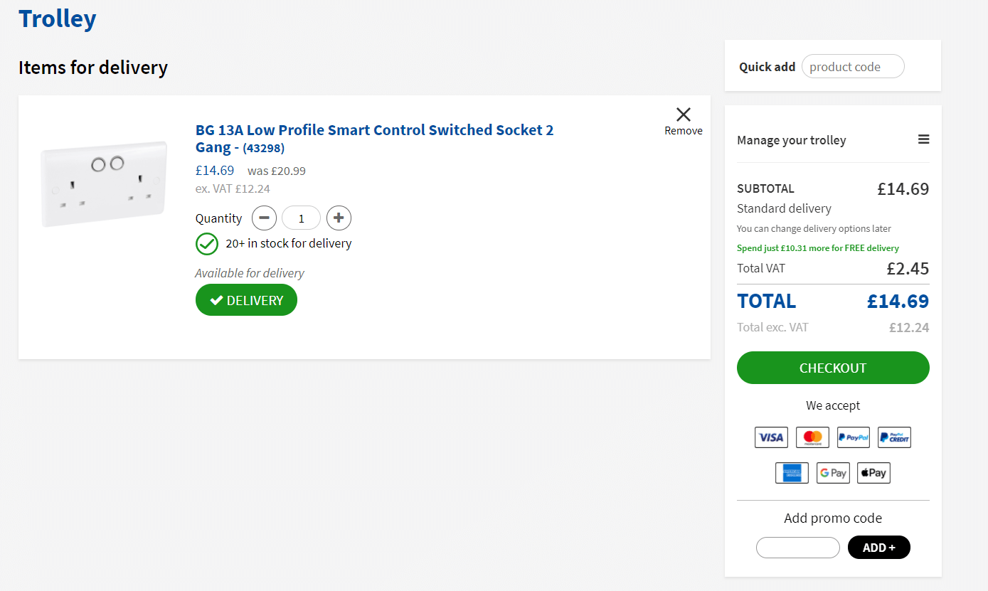 toolstation promo code application at checkout