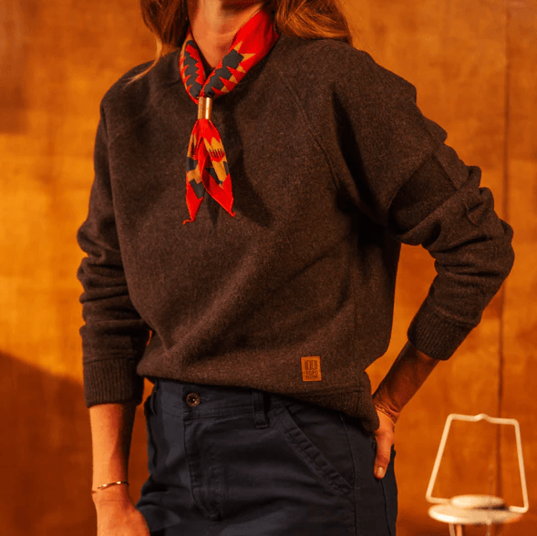 topo designs womens global wool sweater