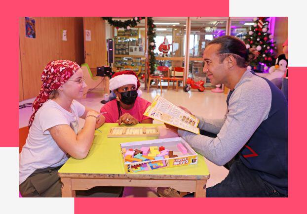 Fête de Noël de Tout le monde contre le cancer avec Laurent Maistret