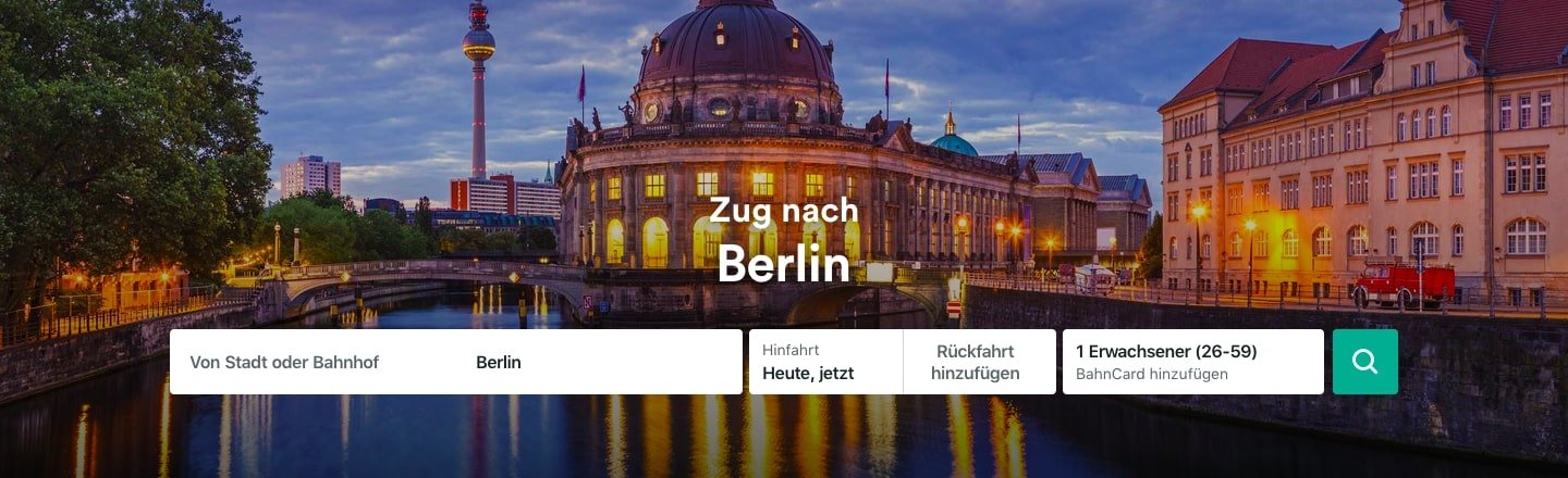 Buche deinen Zug nach Berlin zum Sparpreis mit Trainline