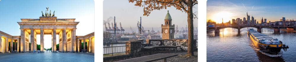 Entdecke Destinationen in ganz Deutschland im Zugreiseplaner