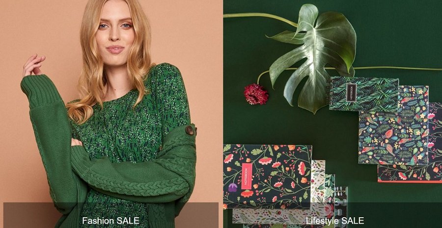 Banner für den Tranquillo-Sale für Fashion und Lifestyle