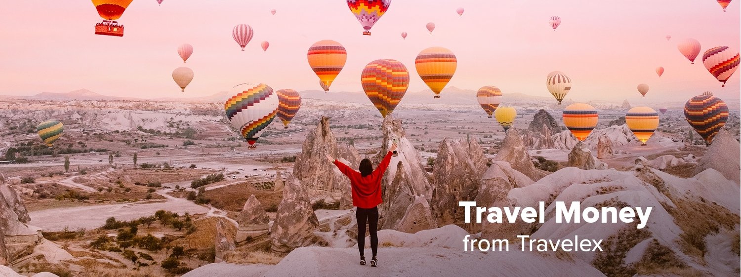 Travelex banner - travel money for holidays