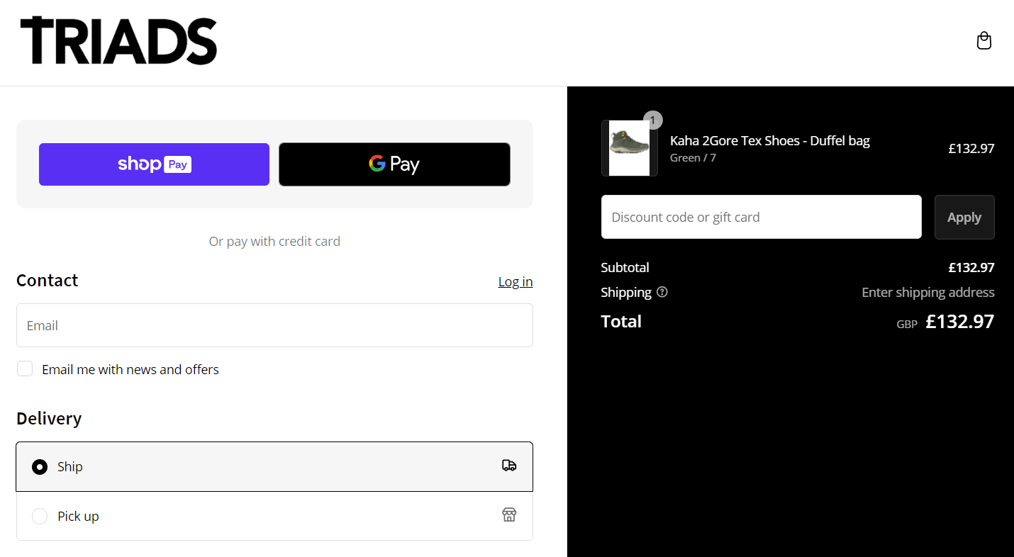 Triads Clothing Discount Code 70 Off in September 2024