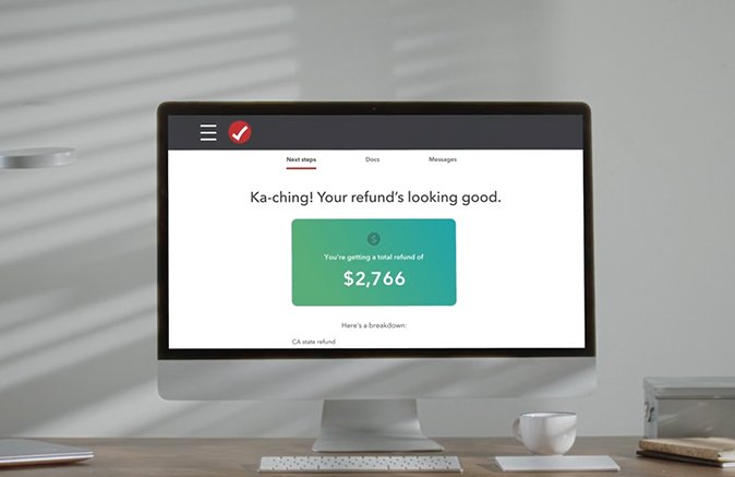 TurboTax on computer screen