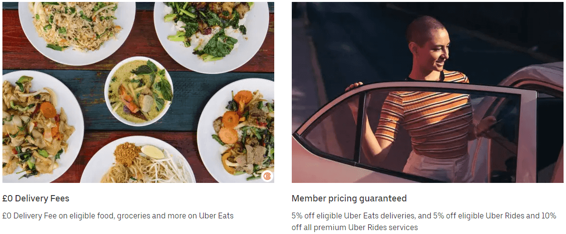 Uber One member benefits
