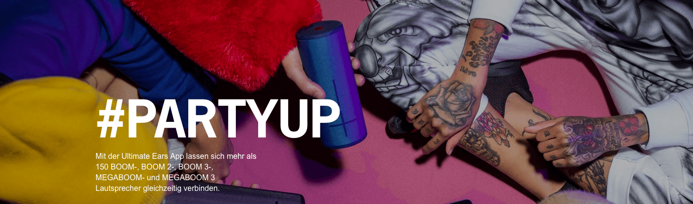 Verbinde den Bluetooth Lautsprecher von Ultimate Ears einfach und schnell mit deinem Smartphone