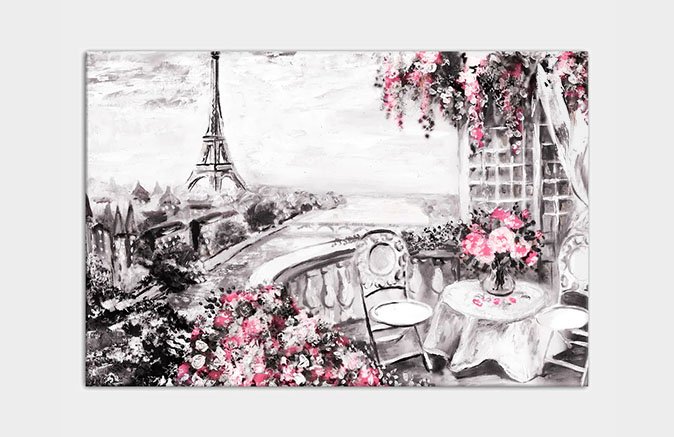 Paris Sketch Canvas Art