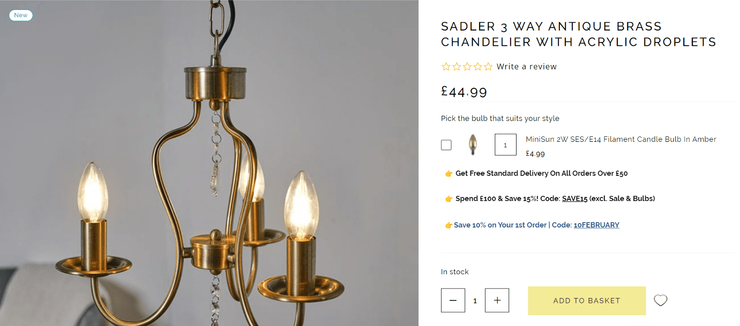 Value deals lights sale