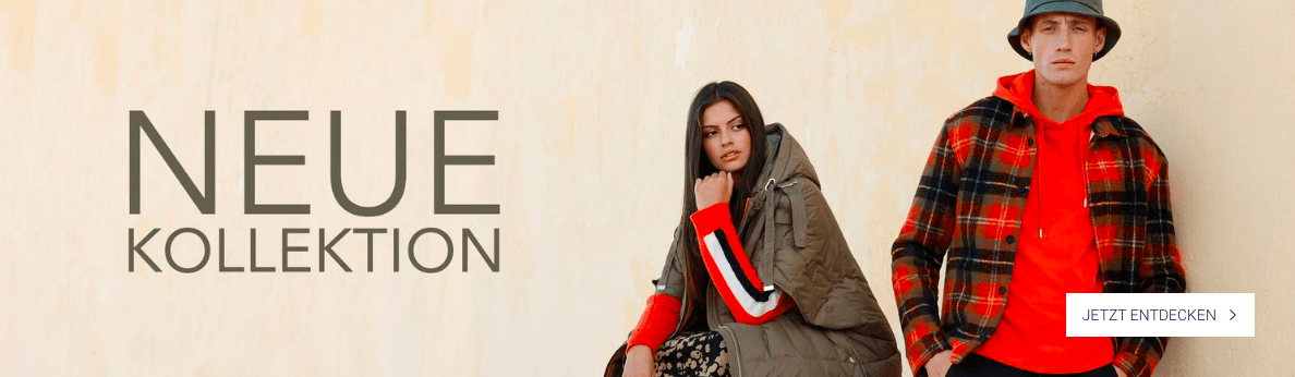 Banner für neuen Van Graaf Kollektion mit Jacken für Damen und Herren