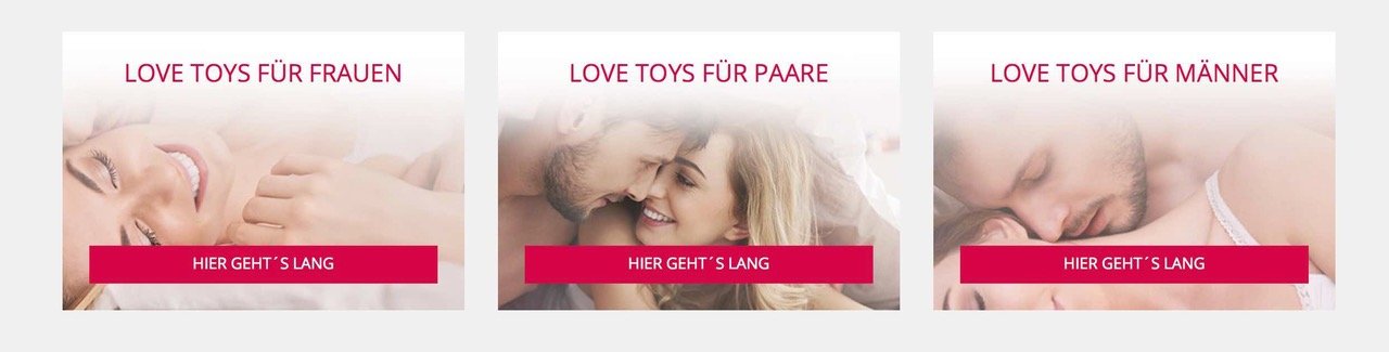 Produktübersicht für Toys für Paare, Frauen oder Männer bei Venize