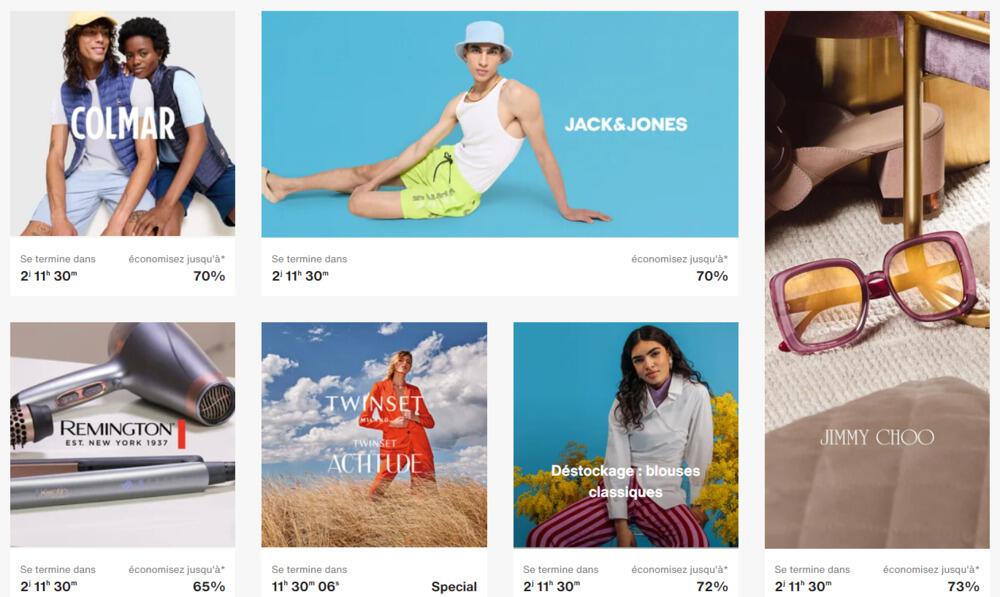 Ventes privées de marque chez Privé by Zalando
