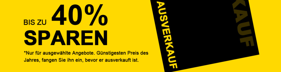 Banner für den Vevor-Ausverkauf mit bis zu 40 Prozent Rabatt