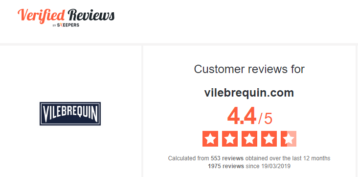 Vilebrequin thousands of reviews on Verified-Reviews.co.uk