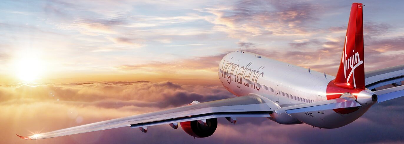 Virgin Atlantic - plane banner