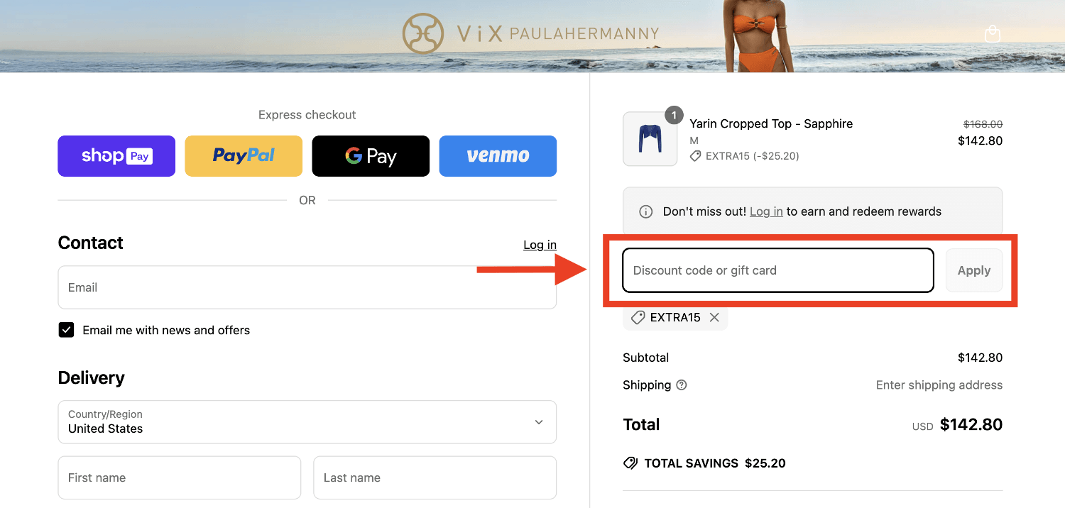 VIX Paula Hermanny Coupon Code
