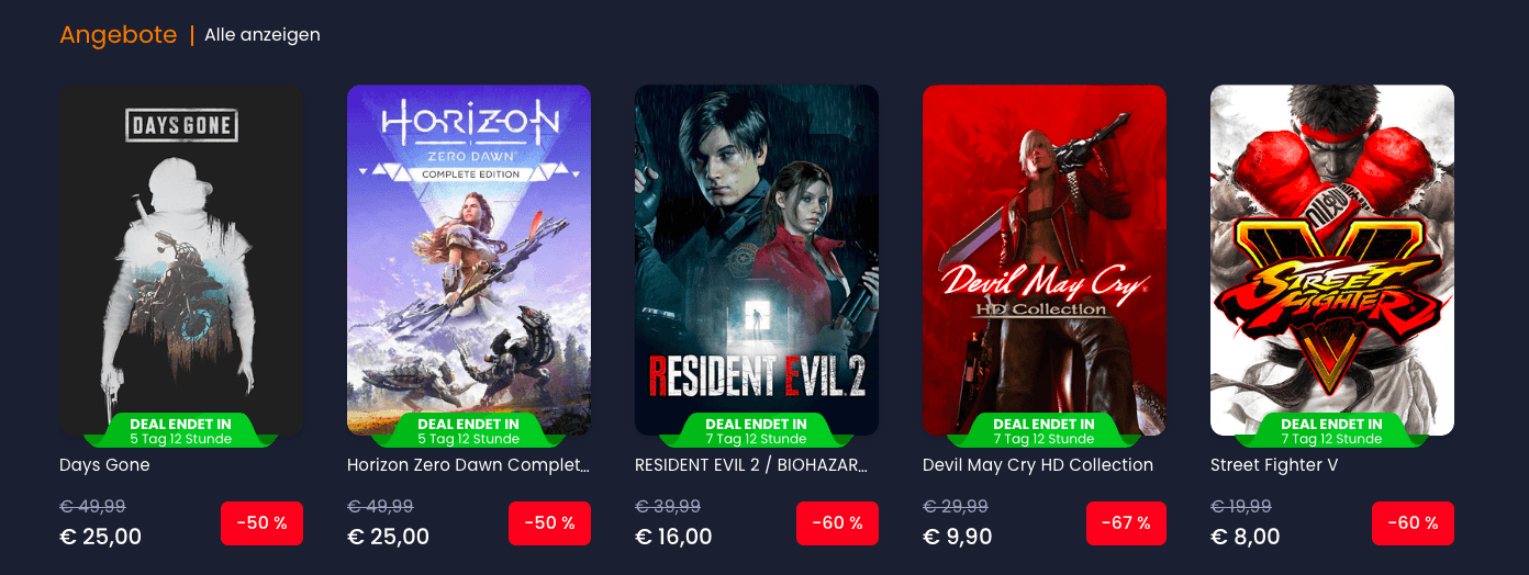 Angebote für Games bei Voidu