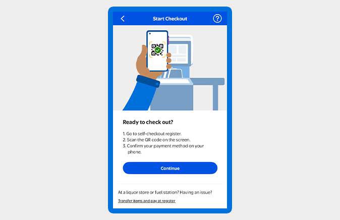 Walmart Scan and Go checkout