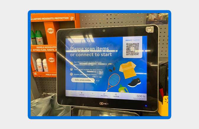 Walmart Scan and Go QR code