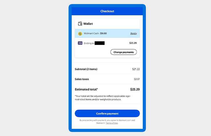 Walmart Scan and Go checkout
