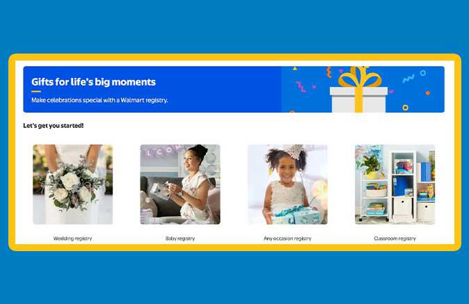 Walmart Wedding Registry