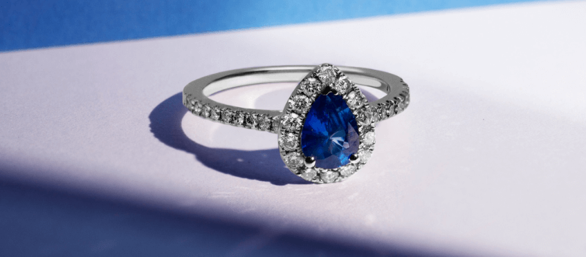 Sapphire engagement ring from Ernest Jones