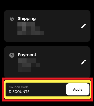 Whatnot promo code box image