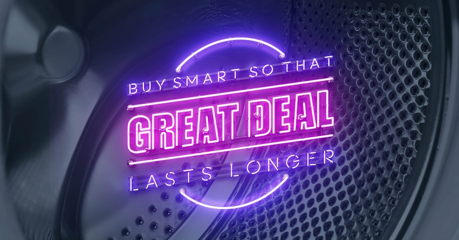 Which? Best Buy advert. Text reads: Buy smart so that great deal lasts longer