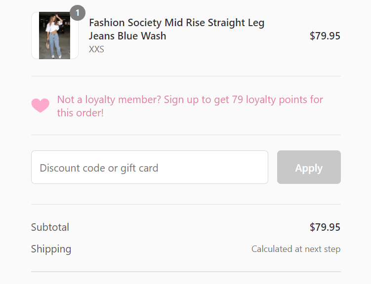 White Fox discount code redemption instructions image