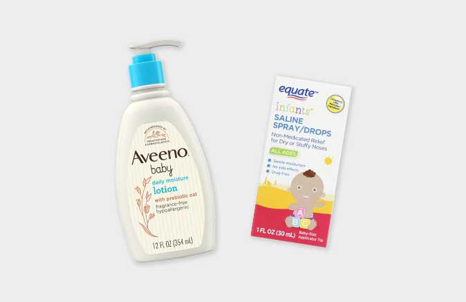 Baby lotion and drops