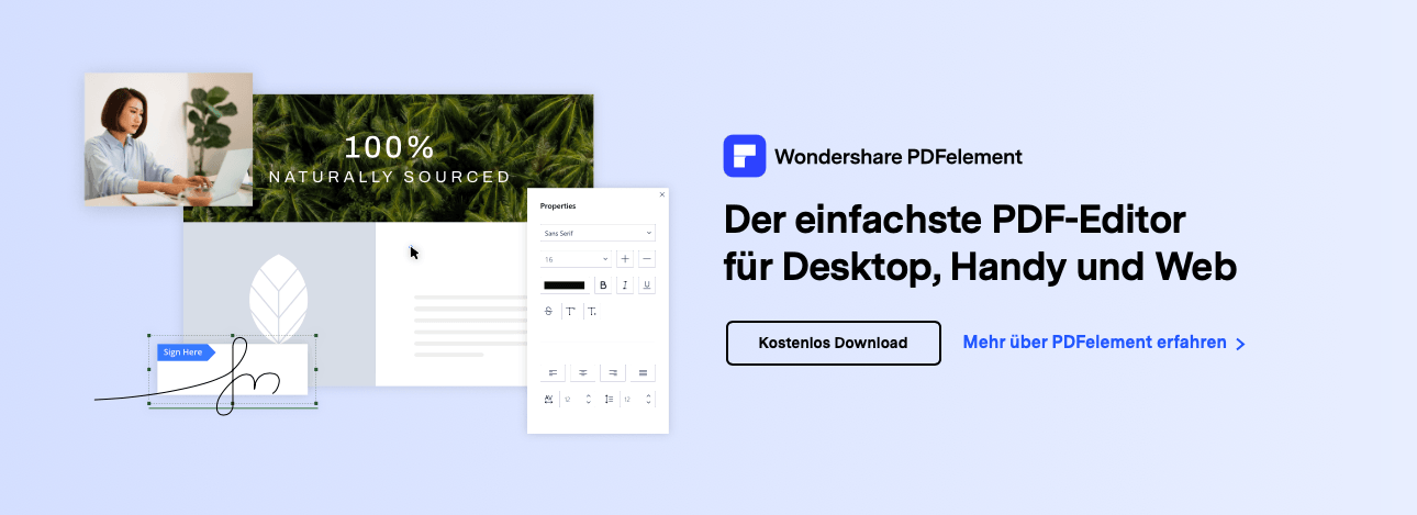Wondershare Online-Shop mit tollen Angeboten für pdfElement
