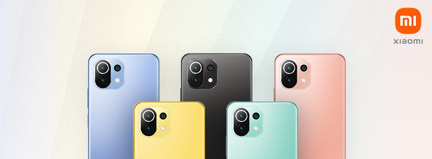 smatrphones multicolores Xiaomi