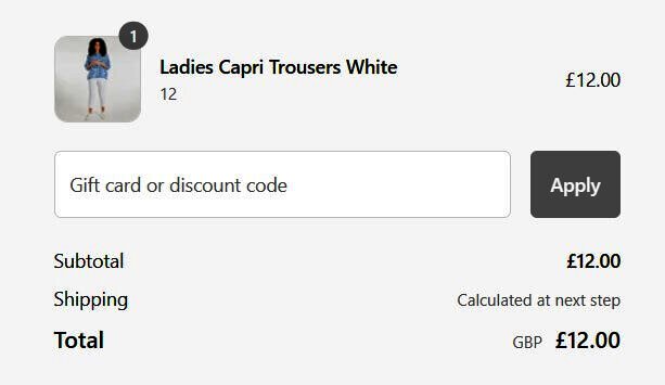 You Know Whos discount code area during checkout