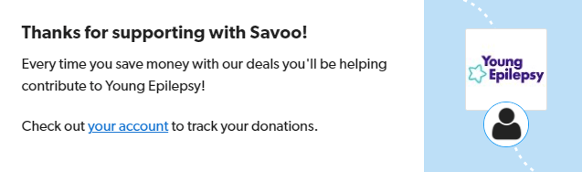 Signing up to support Young Epilepsy with Savoo