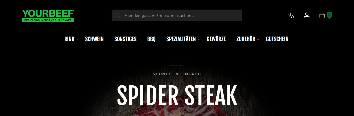 YourBeef Online-Shop