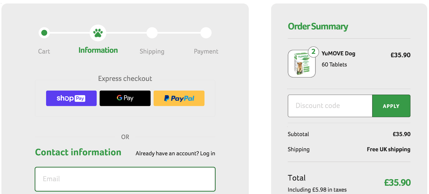 yuMove discount code box