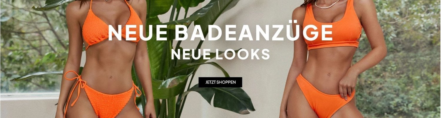 Banner der Seite für Zaful Gutscheine mit Foto von Models in Bikinis