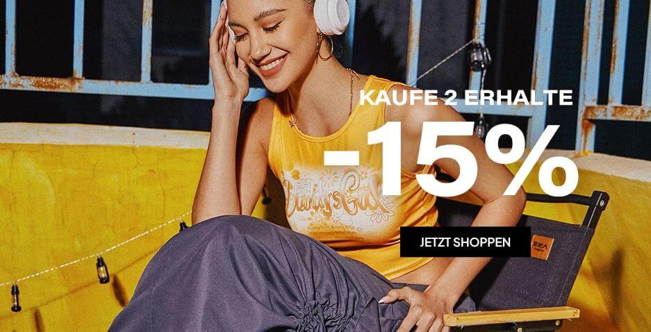 15 % Mengenrabatt bei Zaful