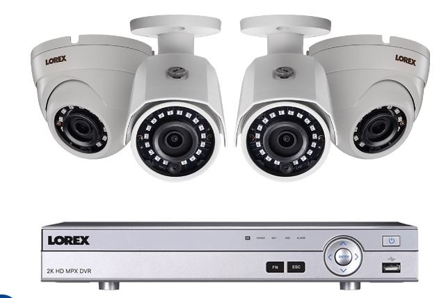45% Off 4 Channel 2K HD Security Camera System