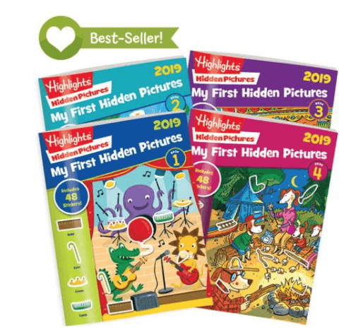 Get the New 2019 My First Hidden Pictures 4 Book Set for Only $24.98